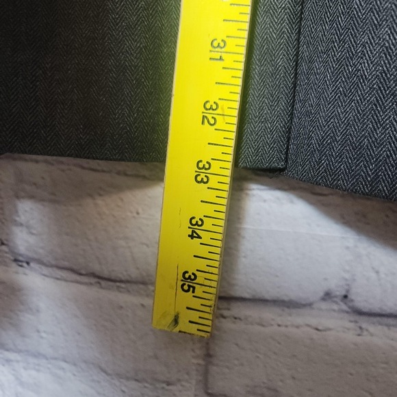 Gap Blazer Mens XL Tall Gray Herringbone Cotton Blend Sport Coat Jacket Denim - Picture 7 of 13